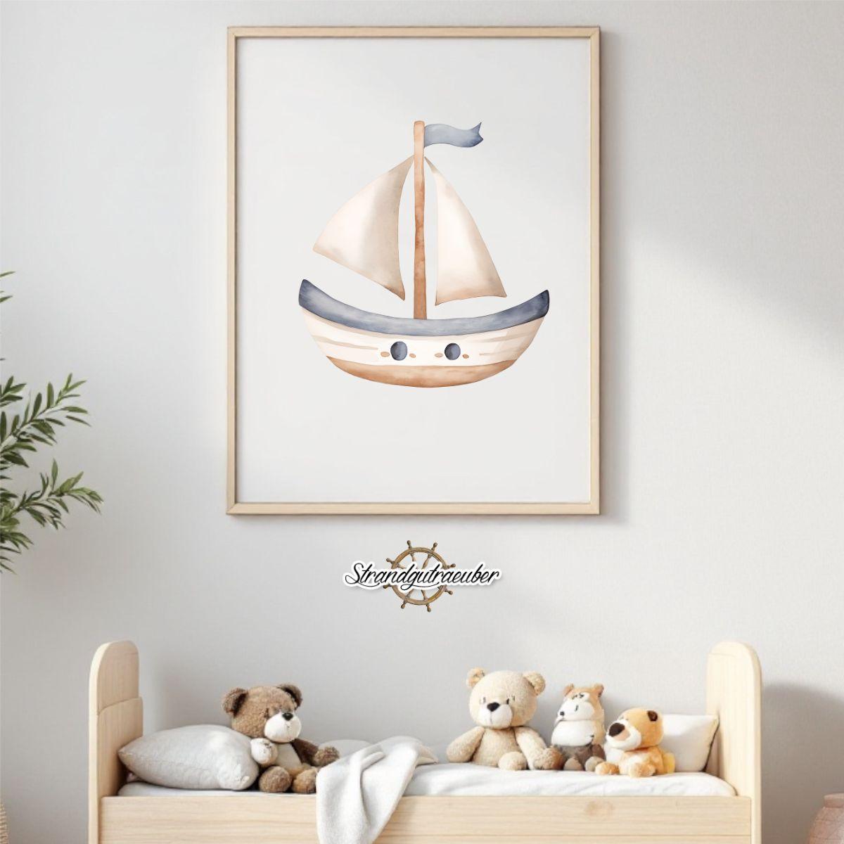Buegelbild Segelboot II